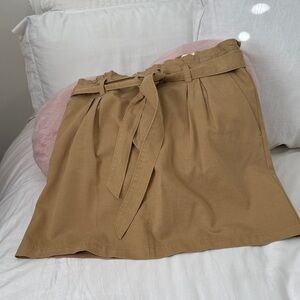 LOFT Paper-Bag Skirt